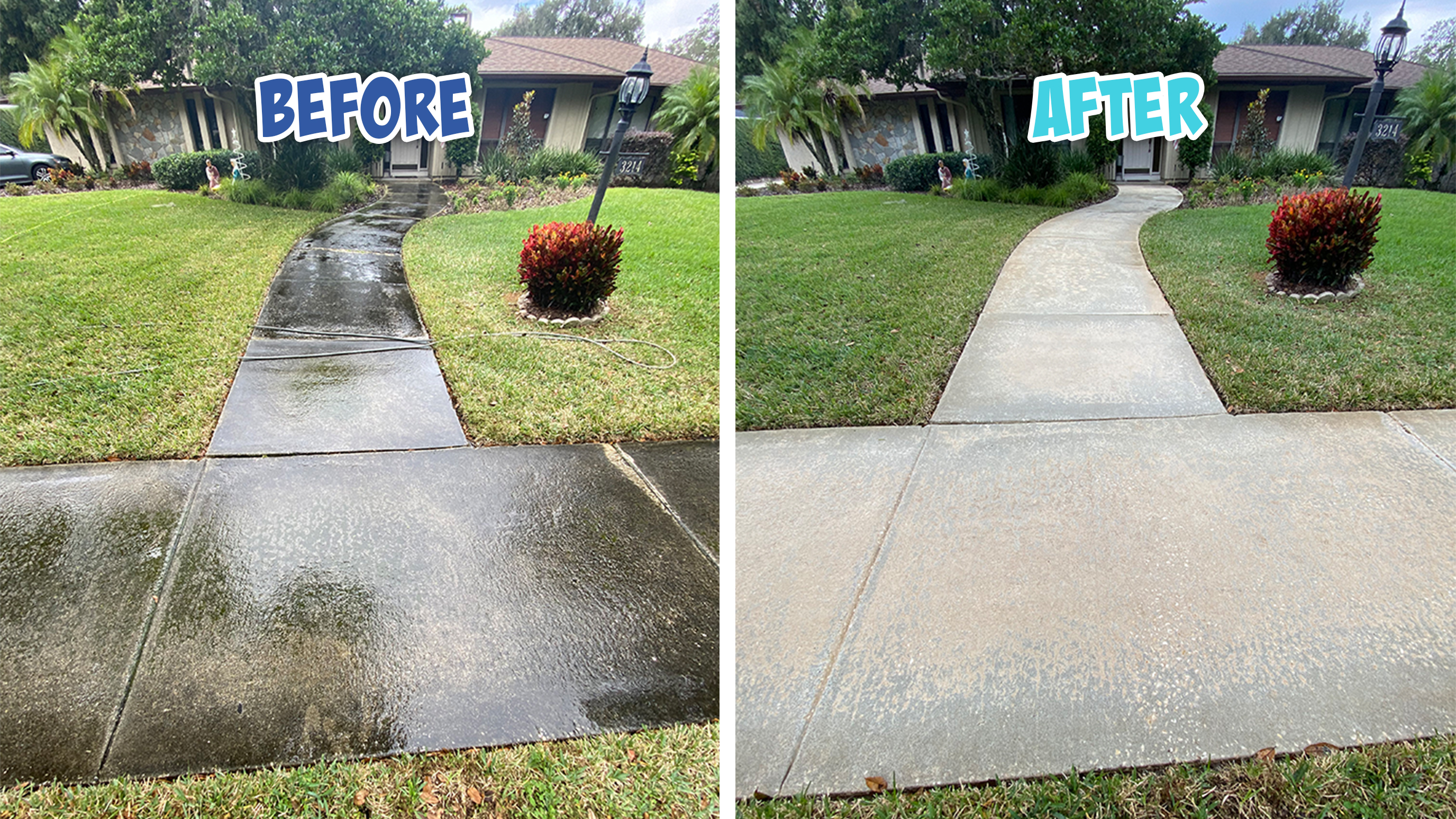 Orlando's Remarkable Driveway Washing and Walkway Revival